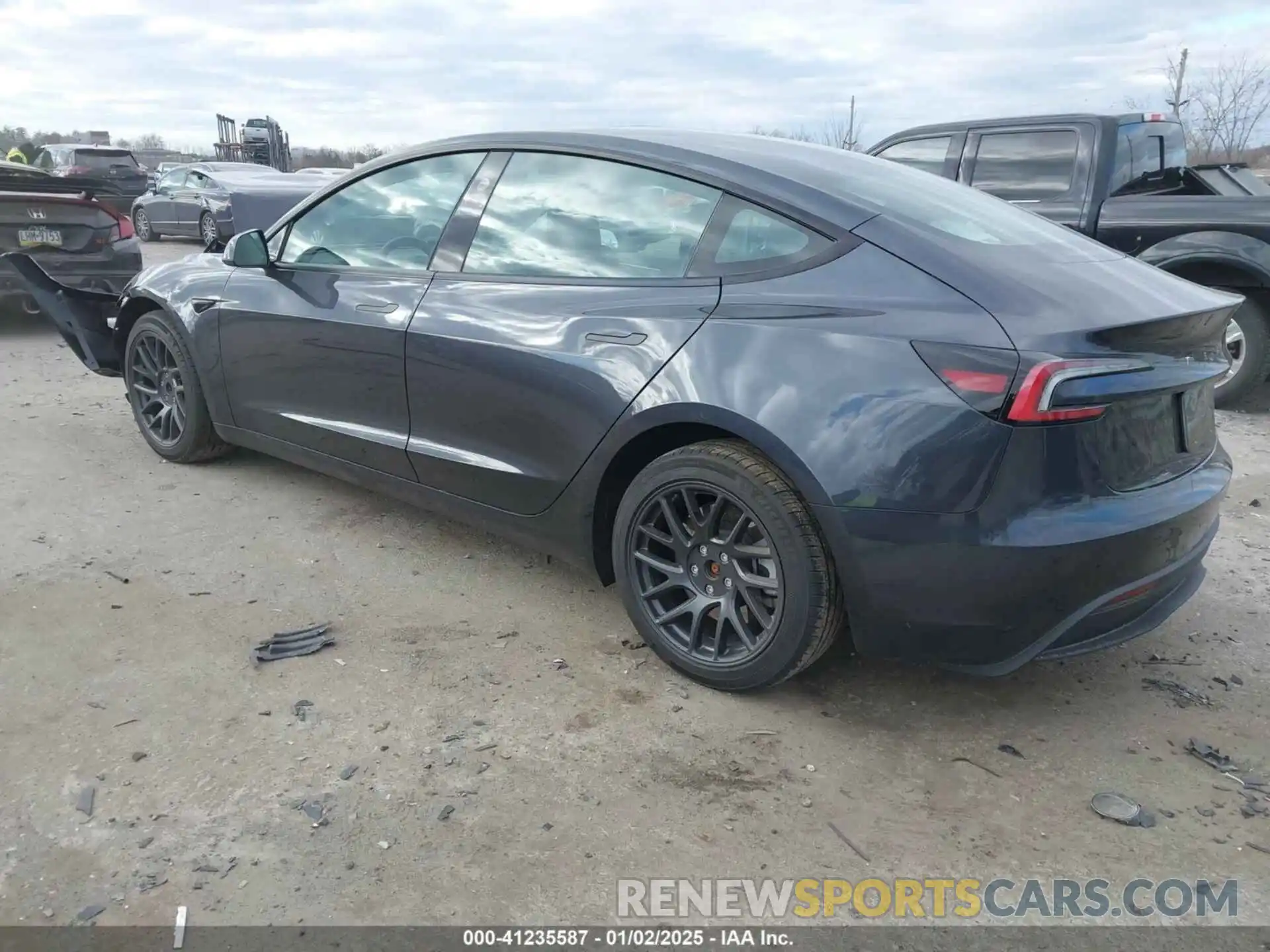 3 Photograph of a damaged car 5YJ3E1EA7RF856514 TESLA MODEL 3 2024