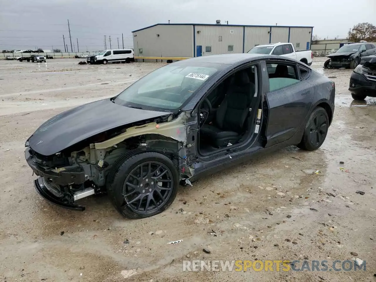 1 Photograph of a damaged car 5YJ3E1EA7RF862989 TESLA MODEL 3 2024