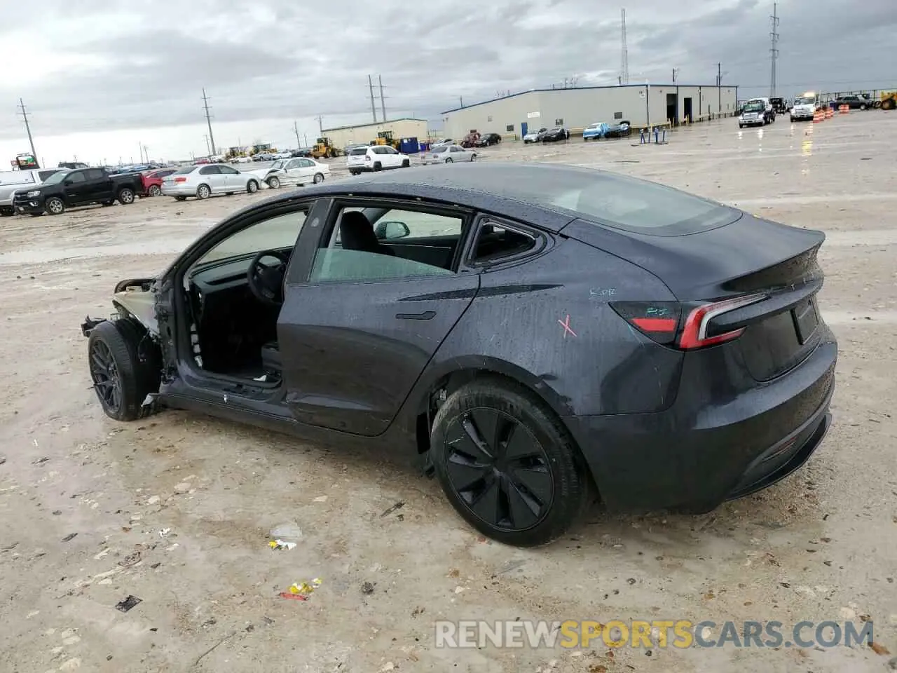 2 Photograph of a damaged car 5YJ3E1EA7RF862989 TESLA MODEL 3 2024