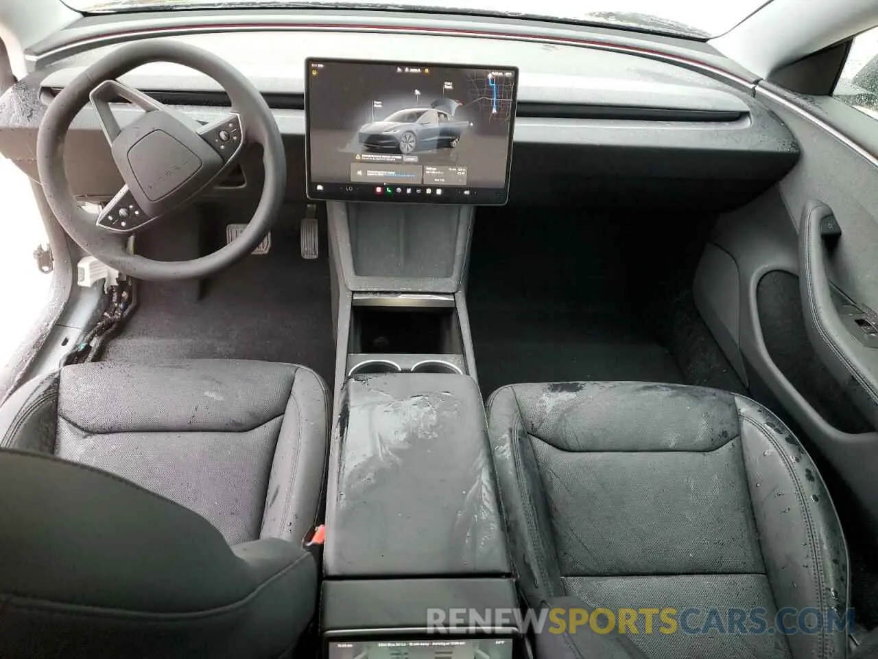 8 Photograph of a damaged car 5YJ3E1EA7RF862989 TESLA MODEL 3 2024