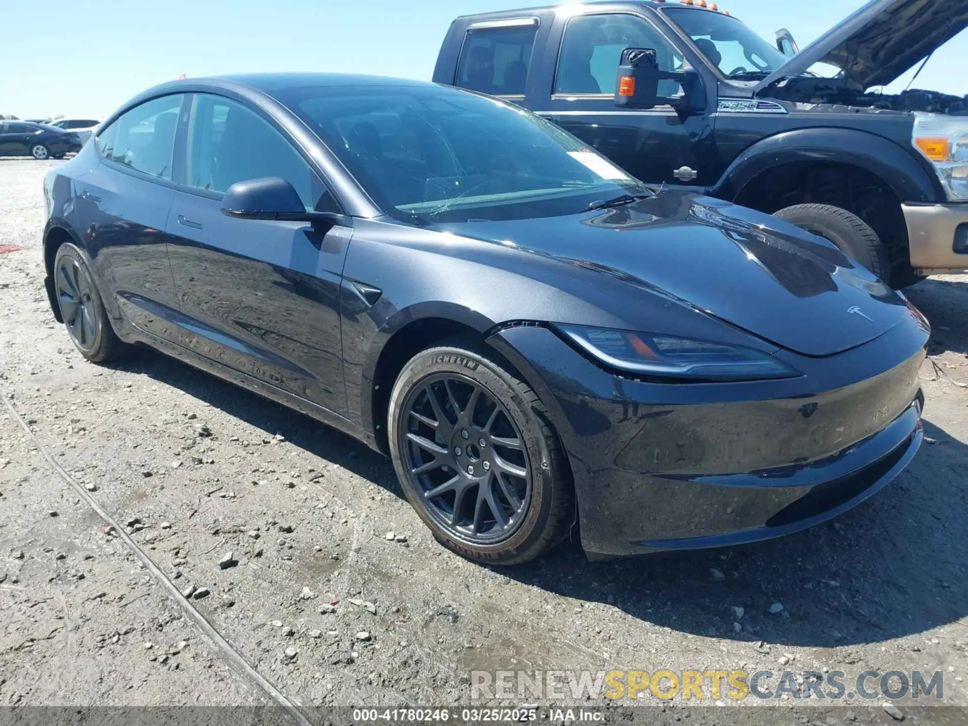 1 Photograph of a damaged car 5YJ3E1EA7RF863382 TESLA MODEL 3 2024