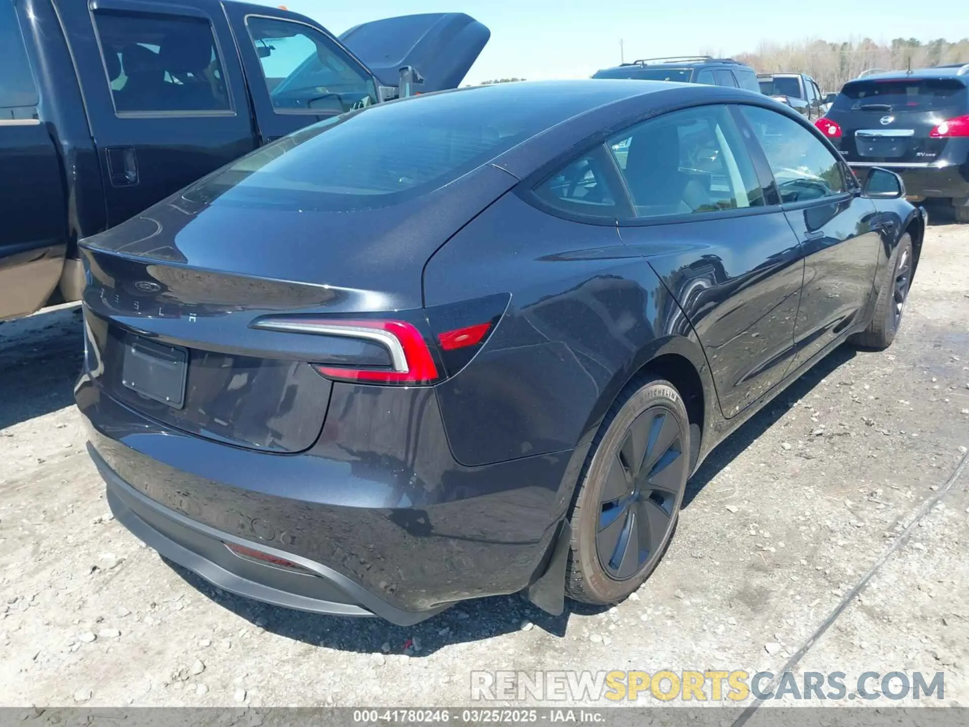4 Photograph of a damaged car 5YJ3E1EA7RF863382 TESLA MODEL 3 2024