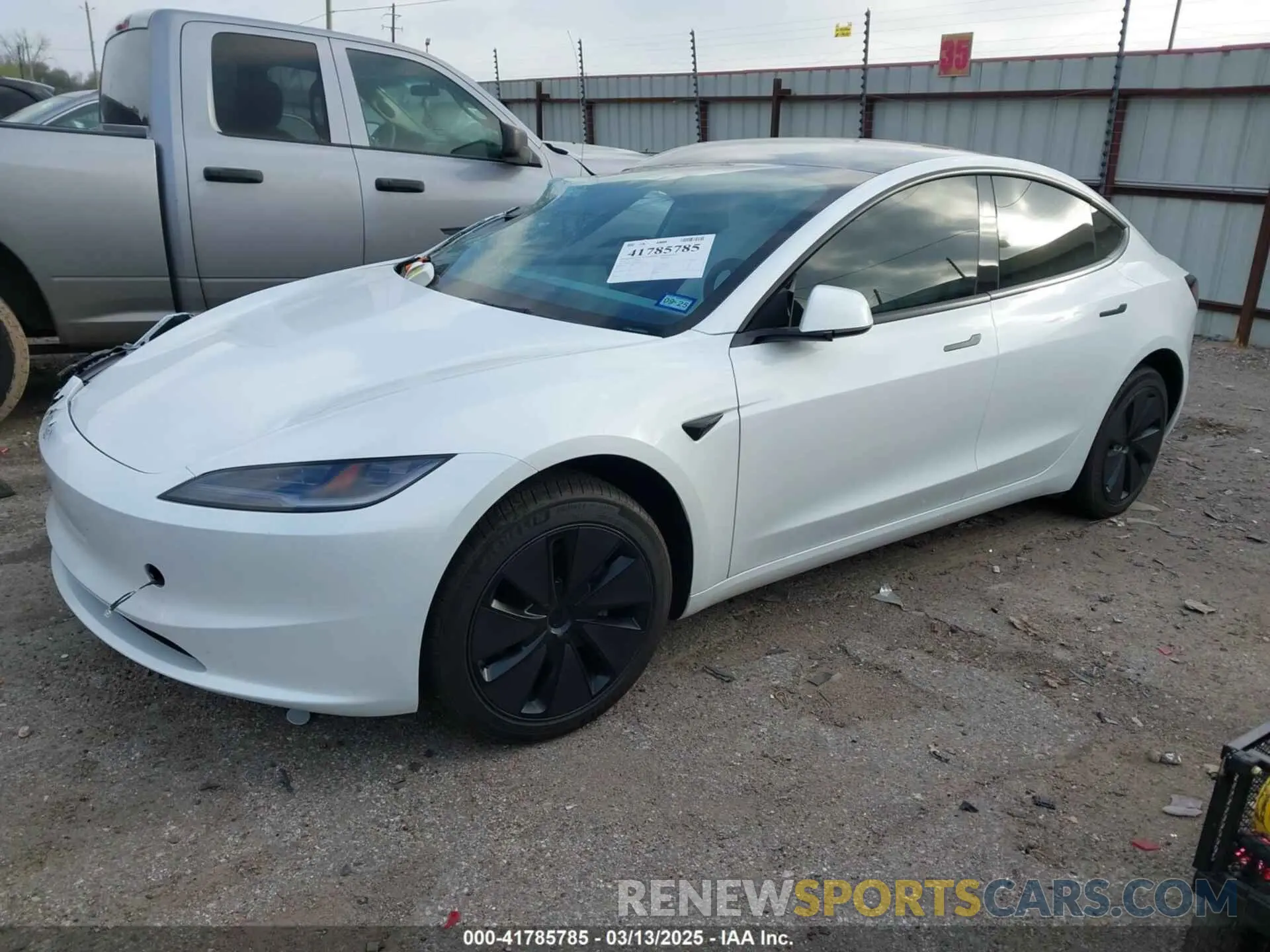 2 Photograph of a damaged car 5YJ3E1EA7RF866167 TESLA MODEL 3 2024