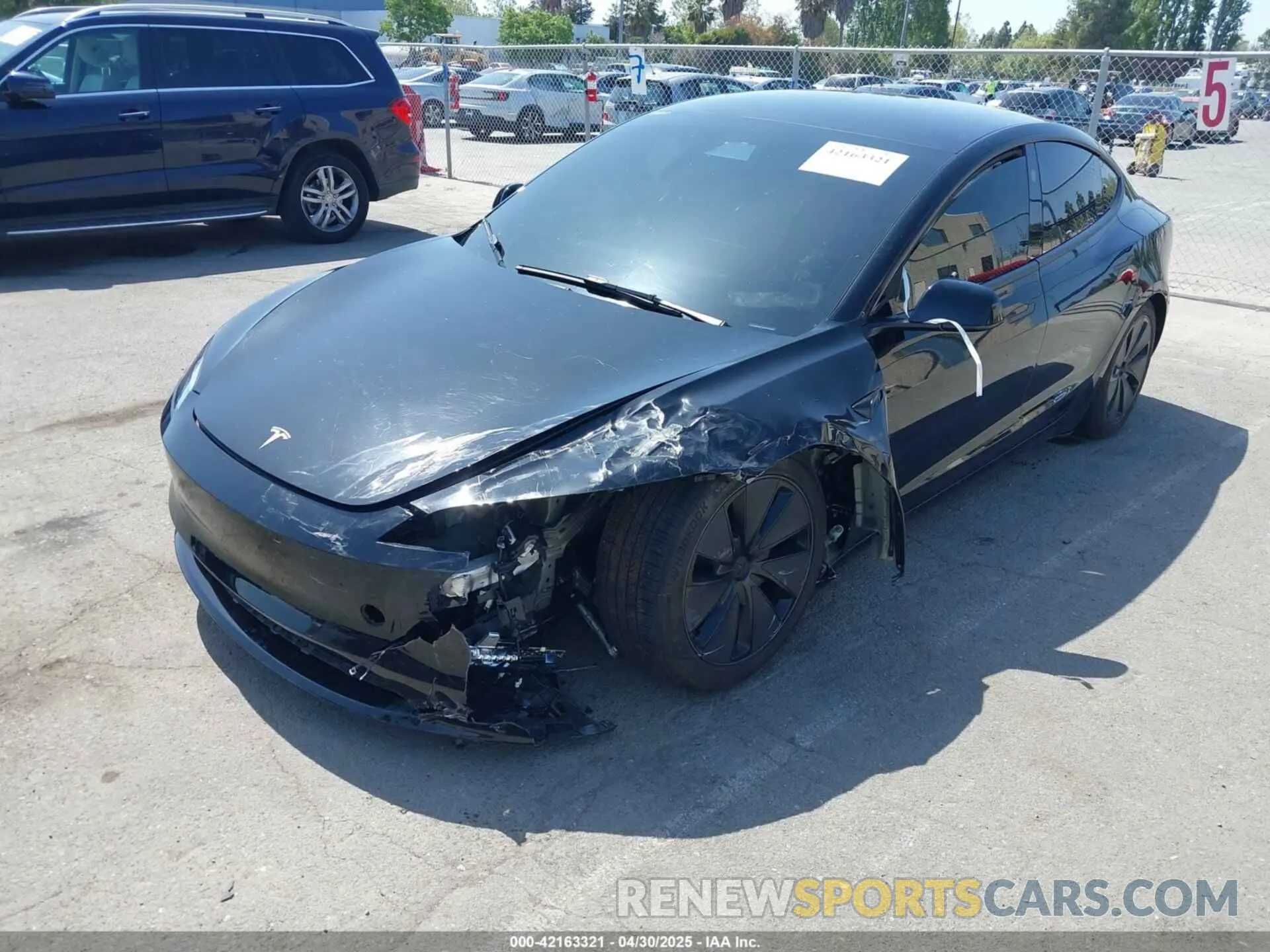 6 Photograph of a damaged car 5YJ3E1EA7RF868520 TESLA MODEL 3 2024