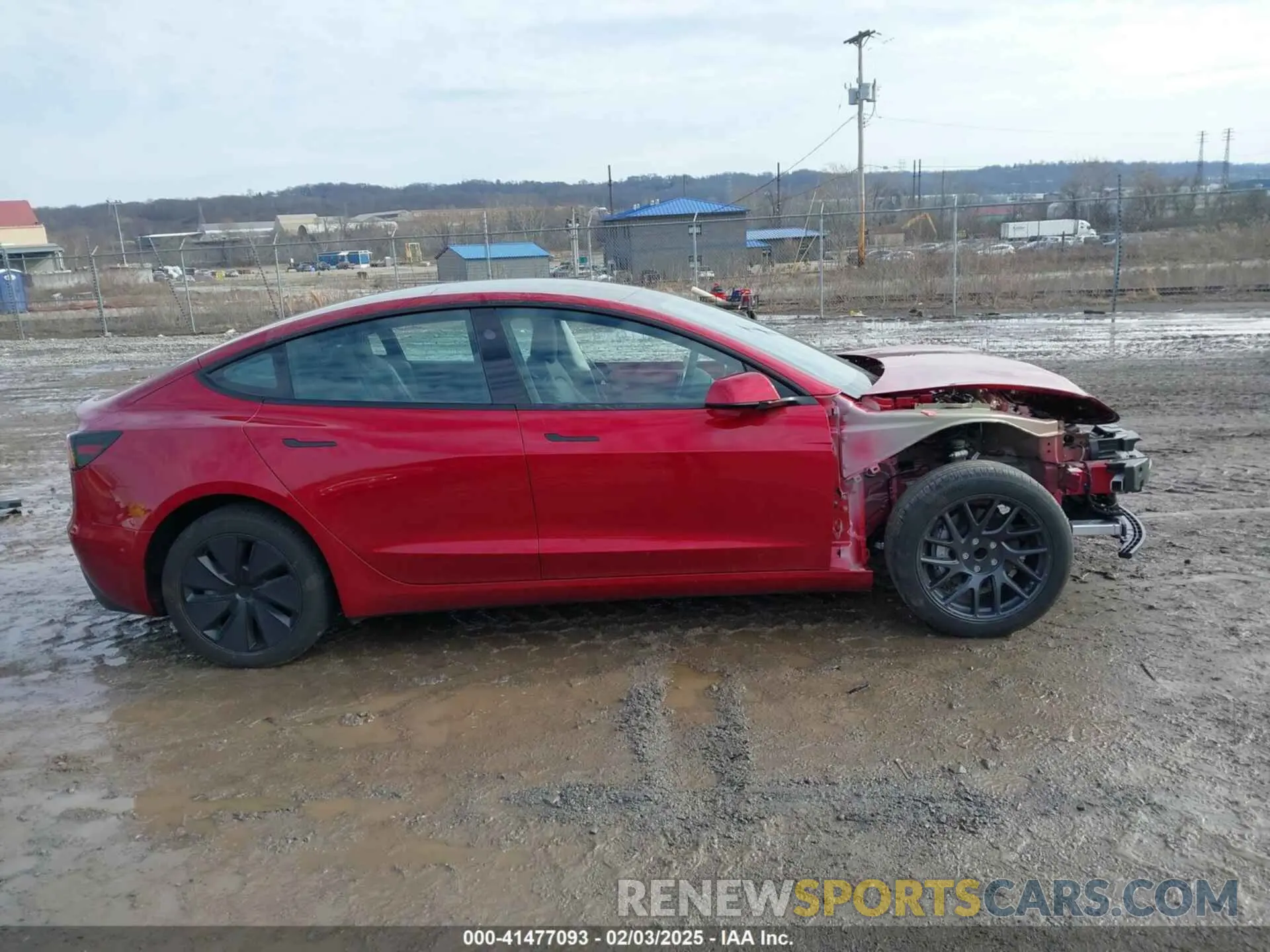 14 Photograph of a damaged car 5YJ3E1EA7RF869098 TESLA MODEL 3 2024