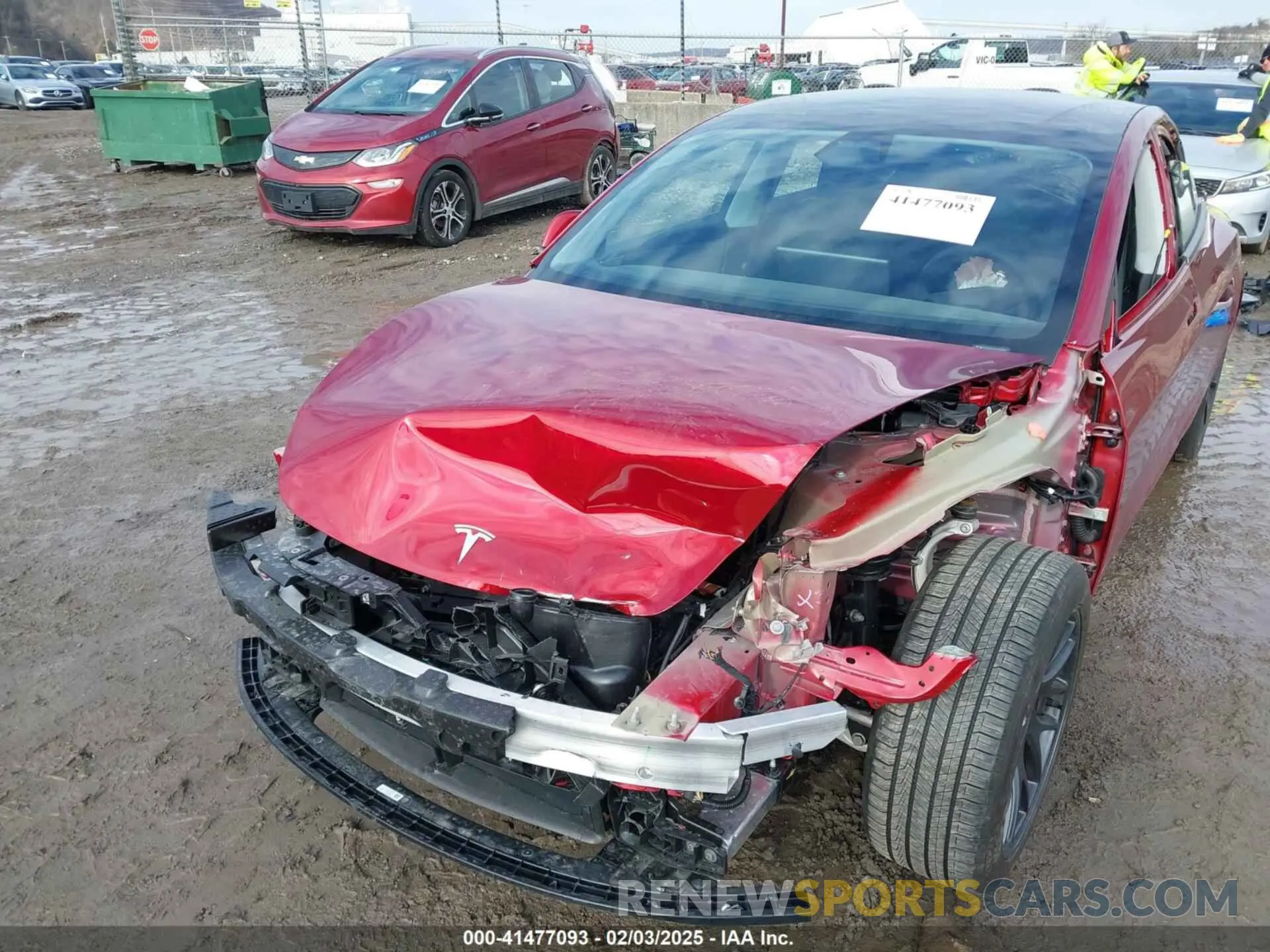 6 Photograph of a damaged car 5YJ3E1EA7RF869098 TESLA MODEL 3 2024