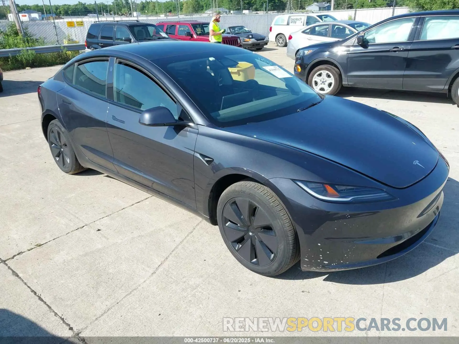 1 Photograph of a damaged car 5YJ3E1EA8RF717931 TESLA MODEL 3 2024