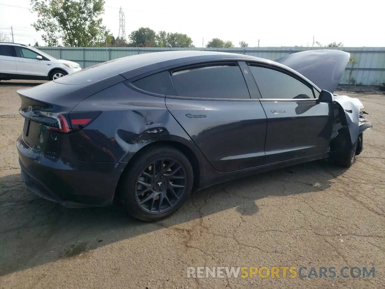 3 Photograph of a damaged car 5YJ3E1EA8RF726578 TESLA MODEL 3 2024