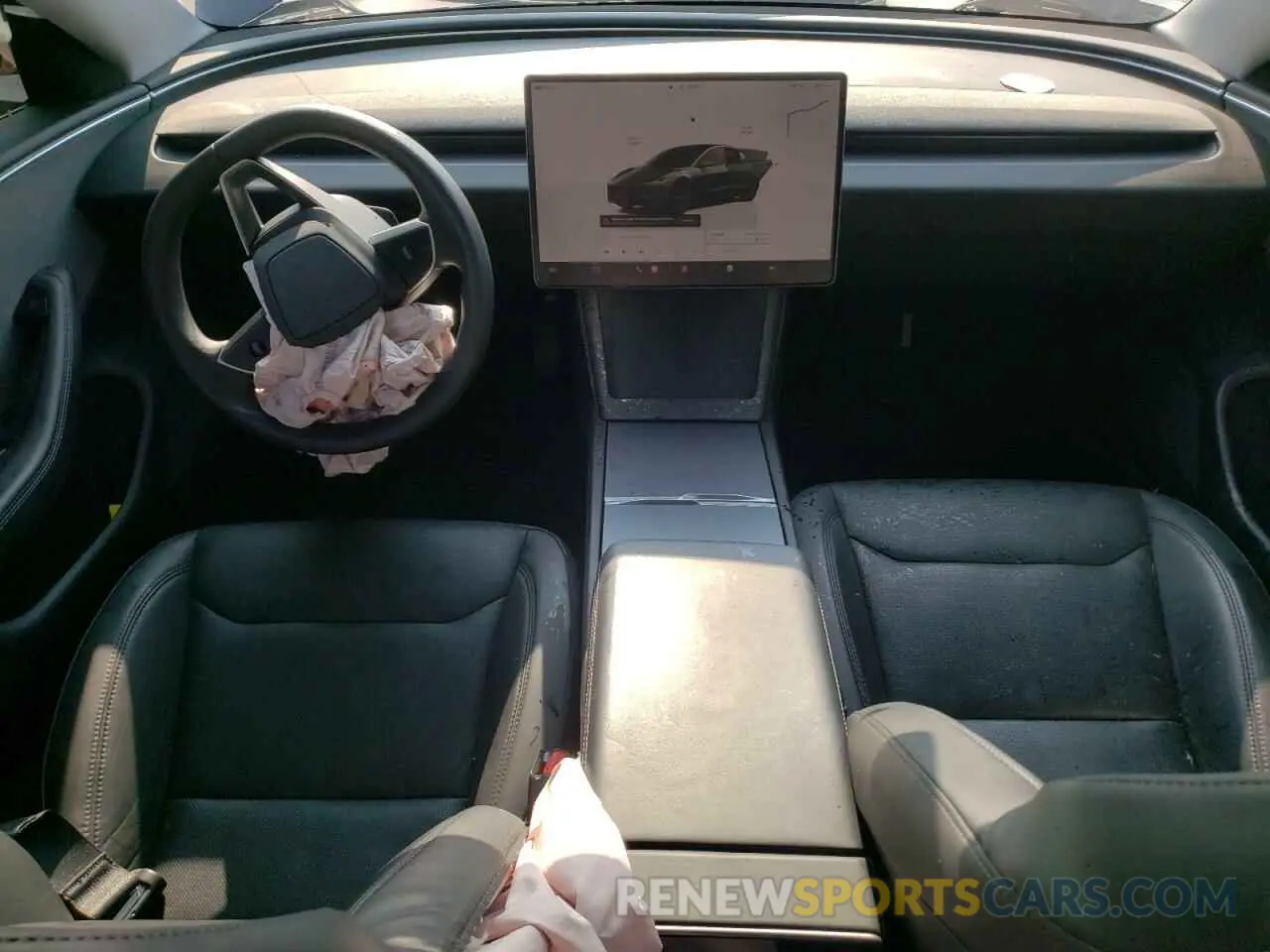 8 Photograph of a damaged car 5YJ3E1EA8RF726578 TESLA MODEL 3 2024