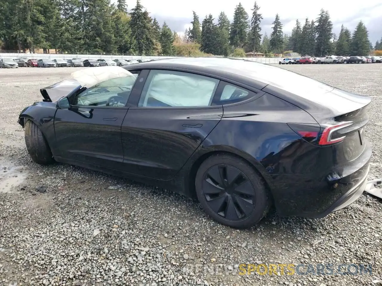 2 Photograph of a damaged car 5YJ3E1EA8RF726757 TESLA MODEL 3 2024