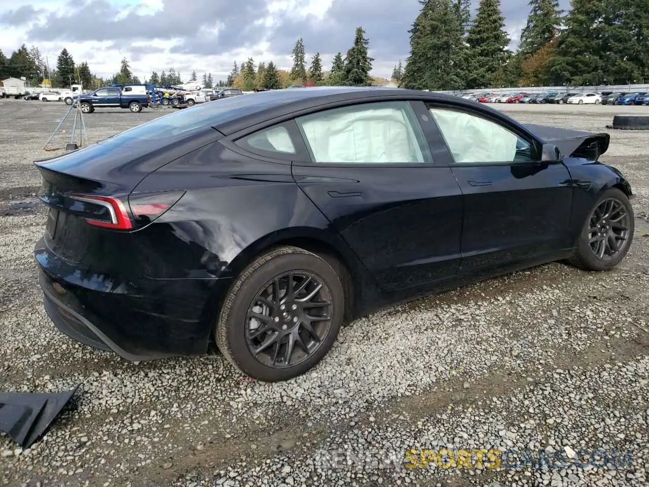 3 Photograph of a damaged car 5YJ3E1EA8RF726757 TESLA MODEL 3 2024