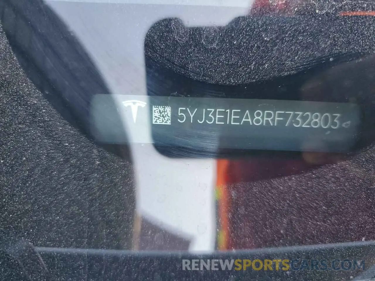 13 Photograph of a damaged car 5YJ3E1EA8RF732803 TESLA MODEL 3 2024