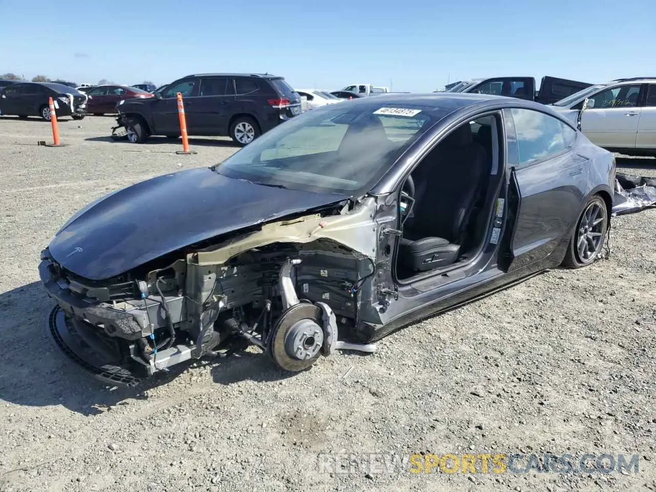 1 Photograph of a damaged car 5YJ3E1EA8RF741761 TESLA MODEL 3 2024