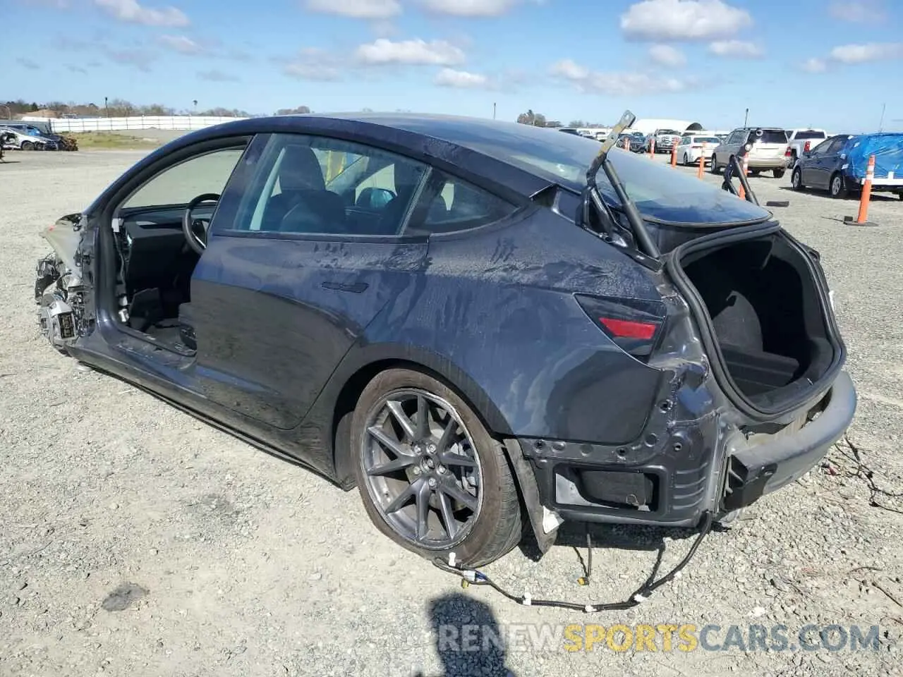 2 Photograph of a damaged car 5YJ3E1EA8RF741761 TESLA MODEL 3 2024