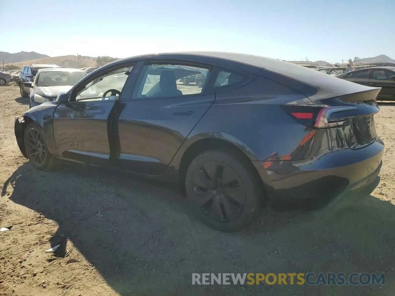 2 Photograph of a damaged car 5YJ3E1EA8RF743638 TESLA MODEL 3 2024