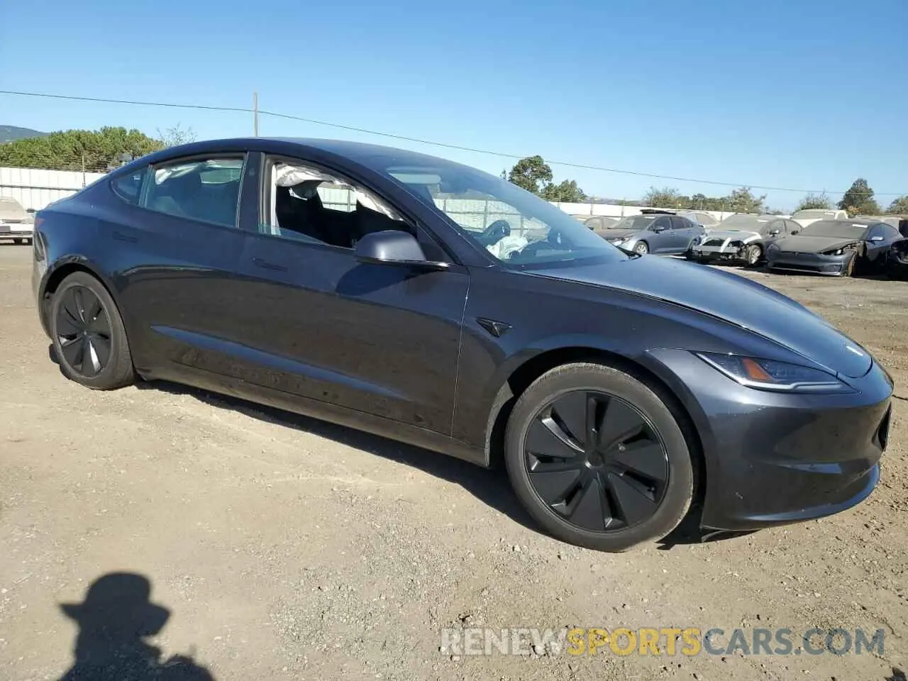 4 Photograph of a damaged car 5YJ3E1EA8RF743638 TESLA MODEL 3 2024