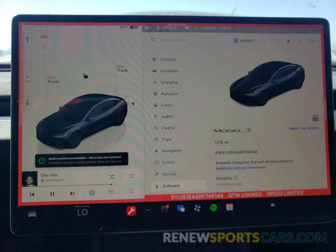 9 Photograph of a damaged car 5YJ3E1EA8RF746149 TESLA MODEL 3 2024