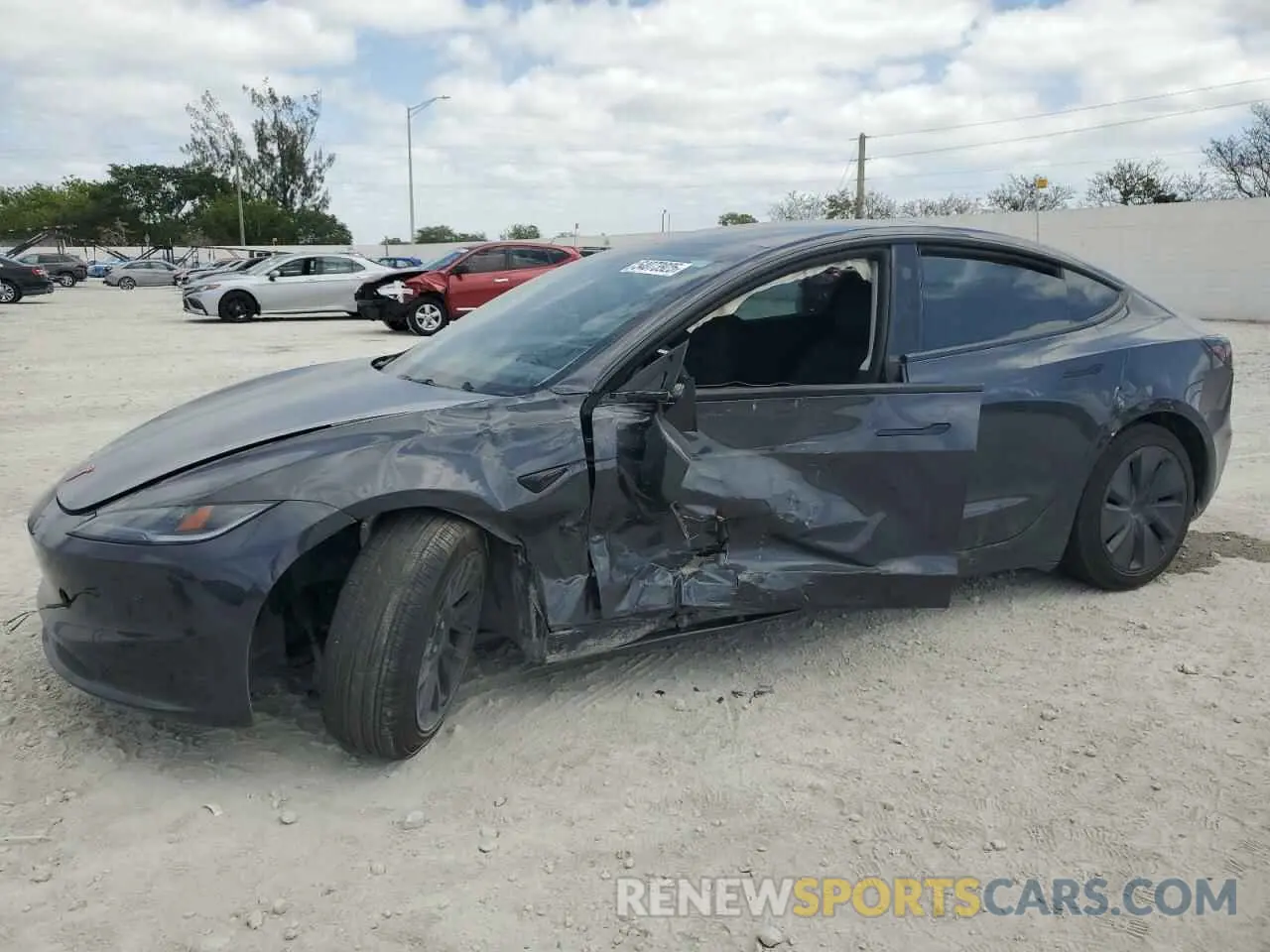 1 Photograph of a damaged car 5YJ3E1EA8RF749228 TESLA MODEL 3 2024