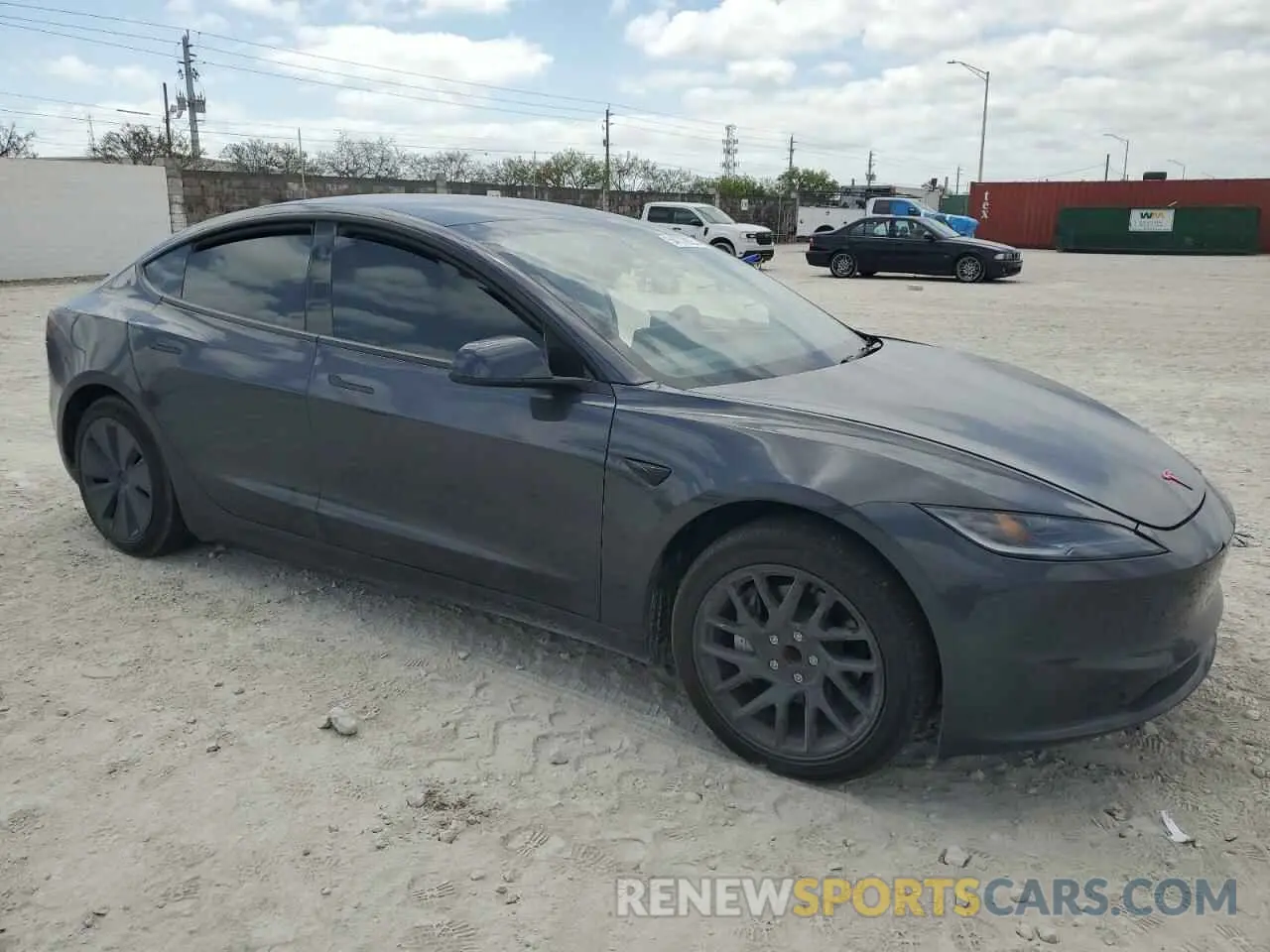 4 Photograph of a damaged car 5YJ3E1EA8RF749228 TESLA MODEL 3 2024