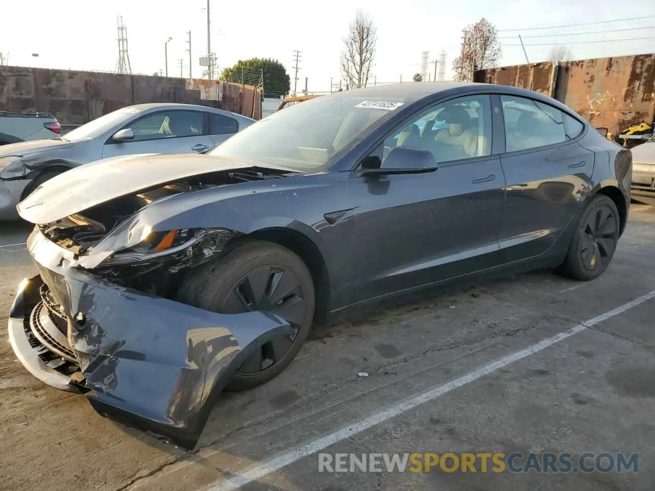 1 Photograph of a damaged car 5YJ3E1EA8RF755417 TESLA MODEL 3 2024