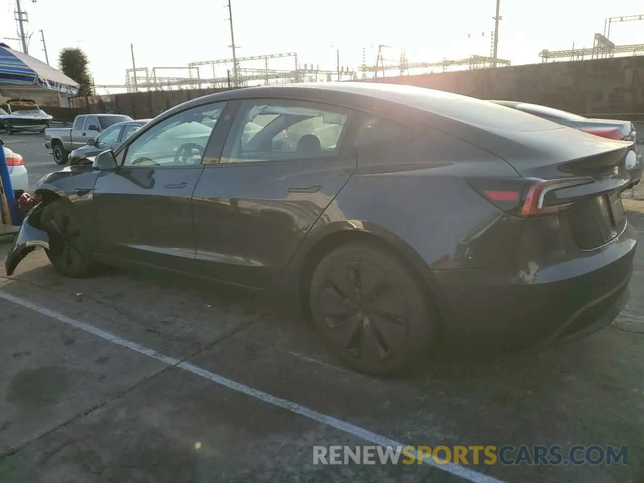 2 Photograph of a damaged car 5YJ3E1EA8RF755417 TESLA MODEL 3 2024