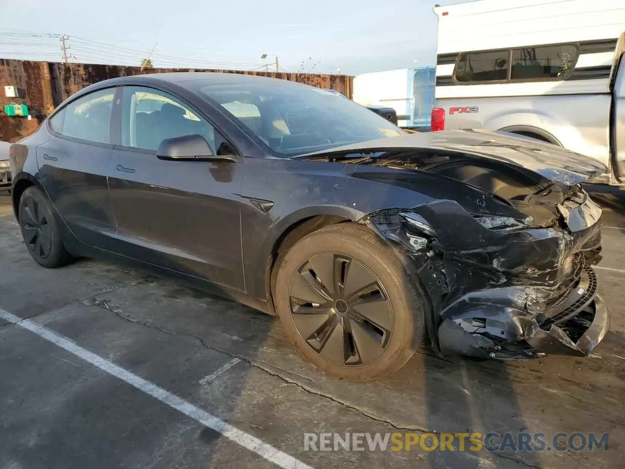 4 Photograph of a damaged car 5YJ3E1EA8RF755417 TESLA MODEL 3 2024
