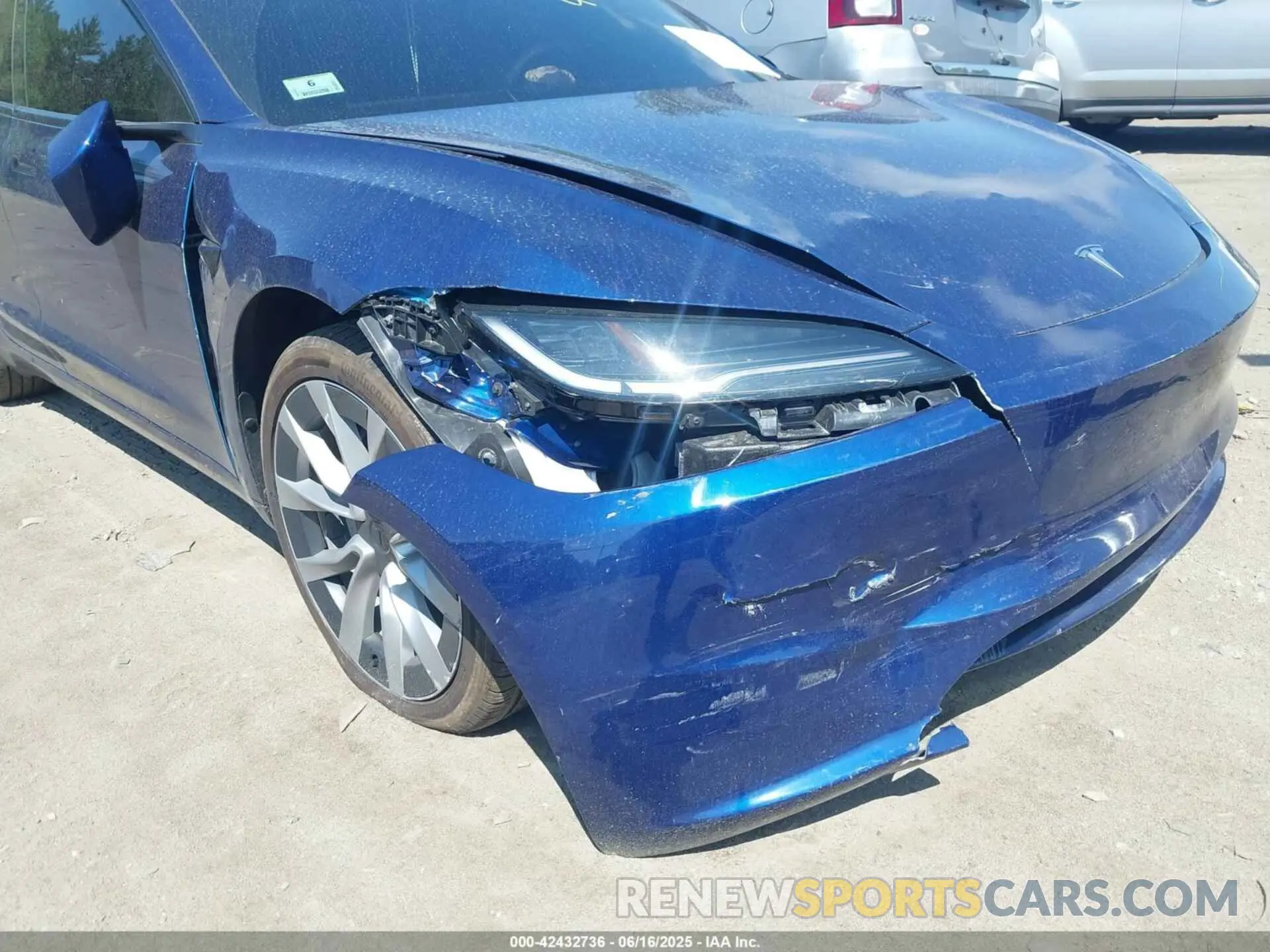 6 Photograph of a damaged car 5YJ3E1EA8RF768989 TESLA MODEL 3 2024