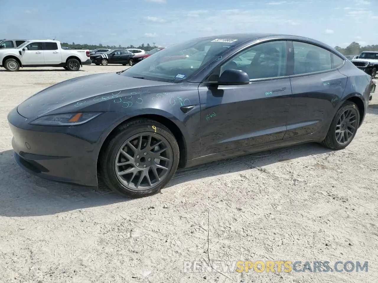 1 Photograph of a damaged car 5YJ3E1EA8RF825594 TESLA MODEL 3 2024