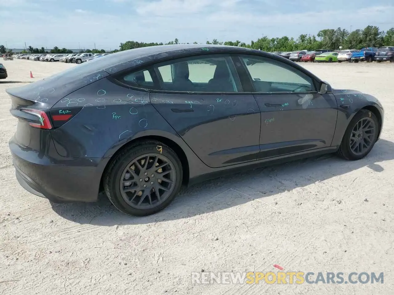 3 Photograph of a damaged car 5YJ3E1EA8RF825594 TESLA MODEL 3 2024