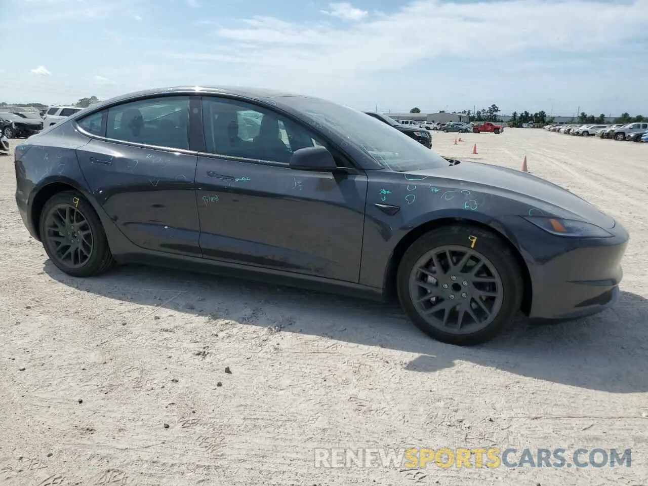 4 Photograph of a damaged car 5YJ3E1EA8RF825594 TESLA MODEL 3 2024