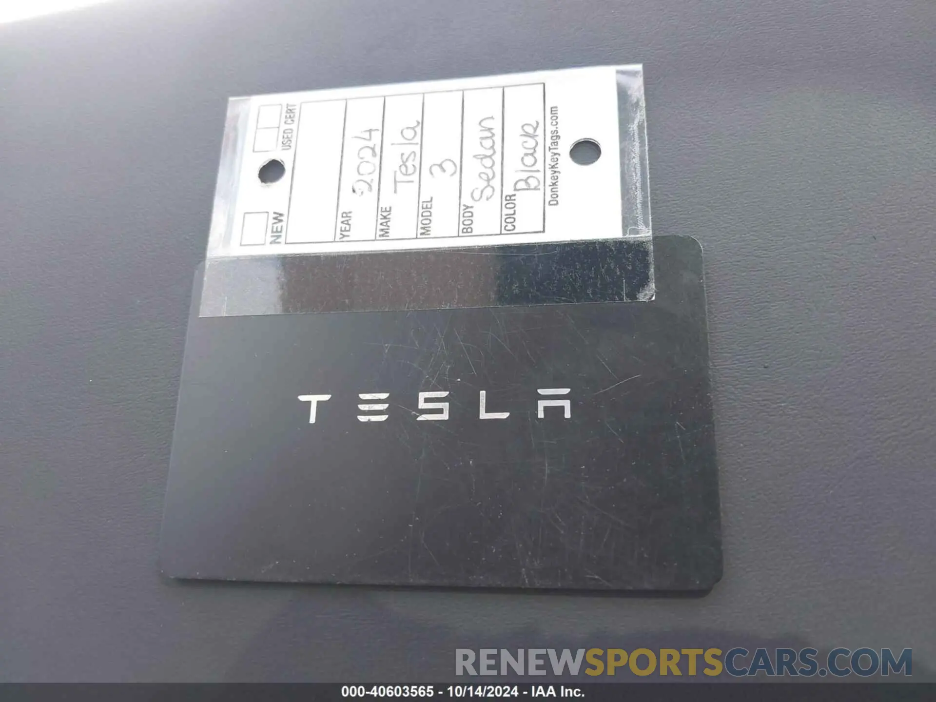 11 Photograph of a damaged car 5YJ3E1EA8RF833176 TESLA MODEL 3 2024