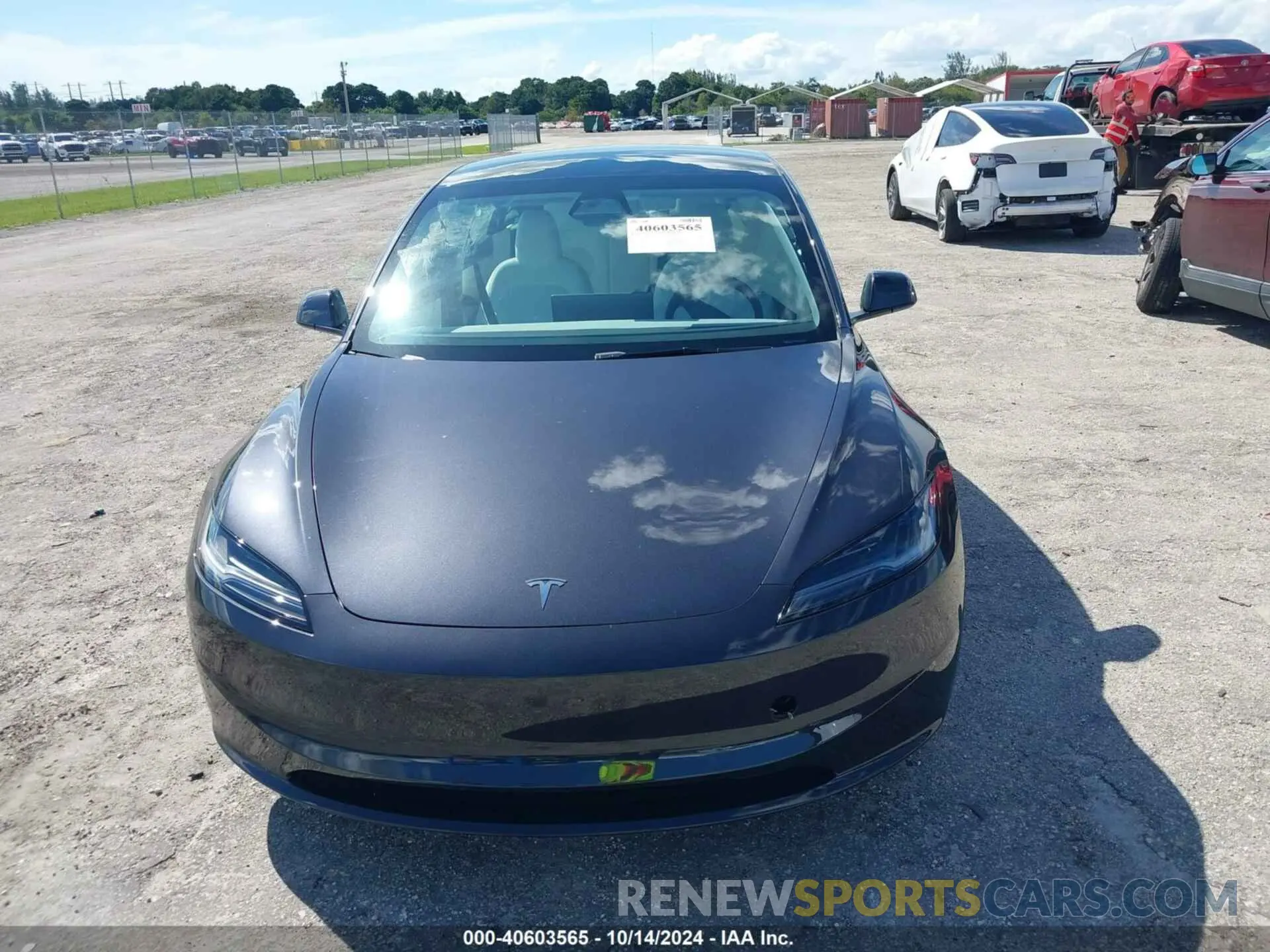 12 Photograph of a damaged car 5YJ3E1EA8RF833176 TESLA MODEL 3 2024