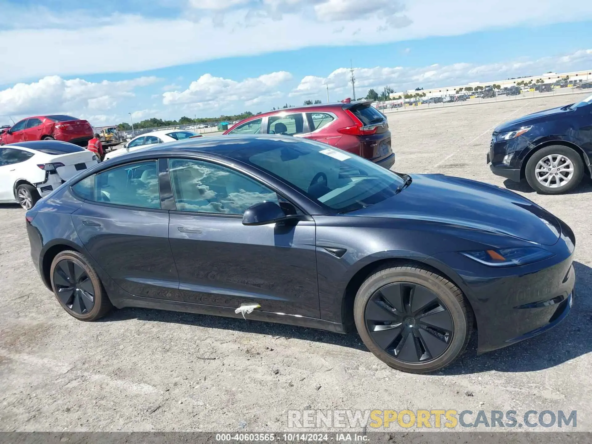 13 Photograph of a damaged car 5YJ3E1EA8RF833176 TESLA MODEL 3 2024