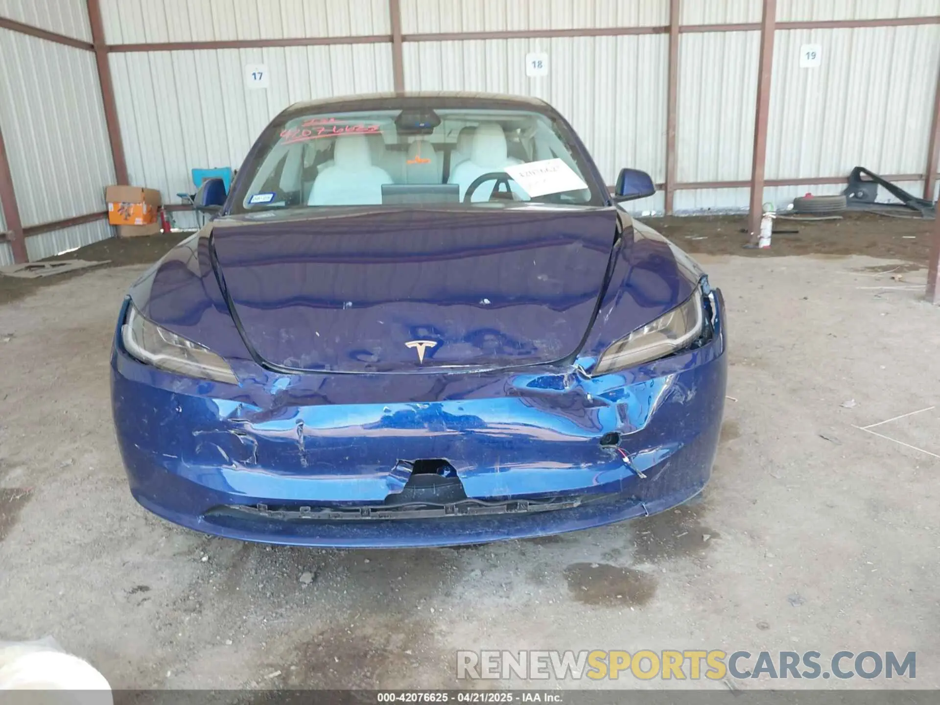 11 Photograph of a damaged car 5YJ3E1EA8RF833727 TESLA MODEL 3 2024