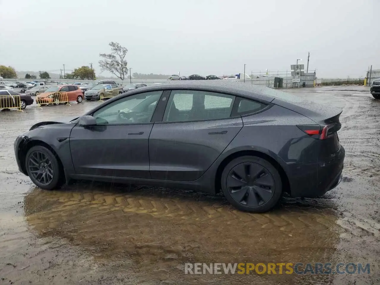 2 Photograph of a damaged car 5YJ3E1EA8RF842203 TESLA MODEL 3 2024