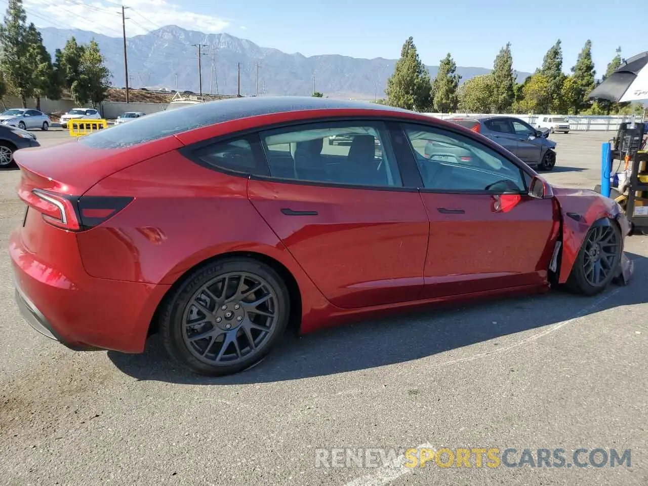 3 Photograph of a damaged car 5YJ3E1EA8RF843626 TESLA MODEL 3 2024