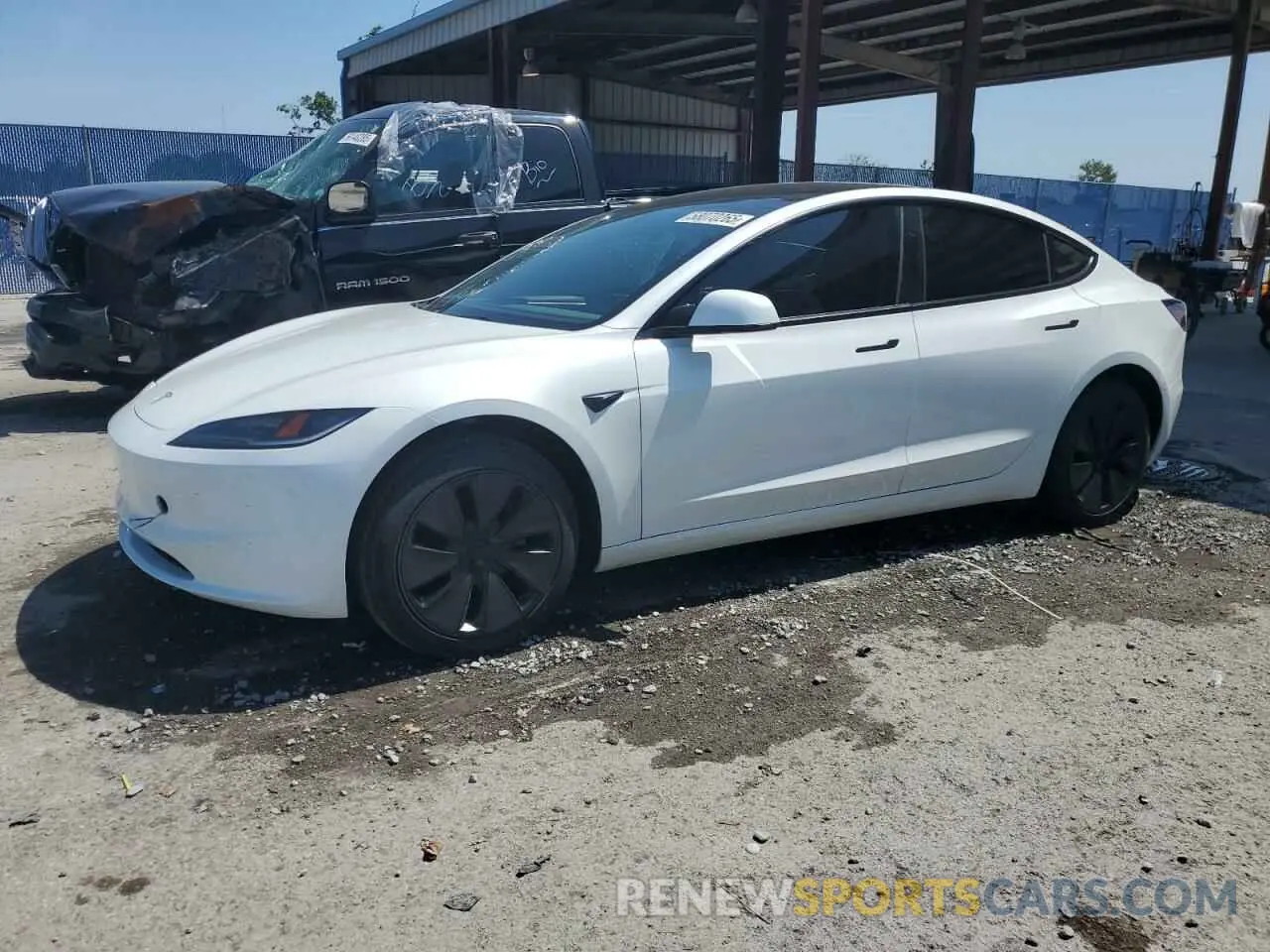 1 Photograph of a damaged car 5YJ3E1EA8RF862502 TESLA MODEL 3 2024