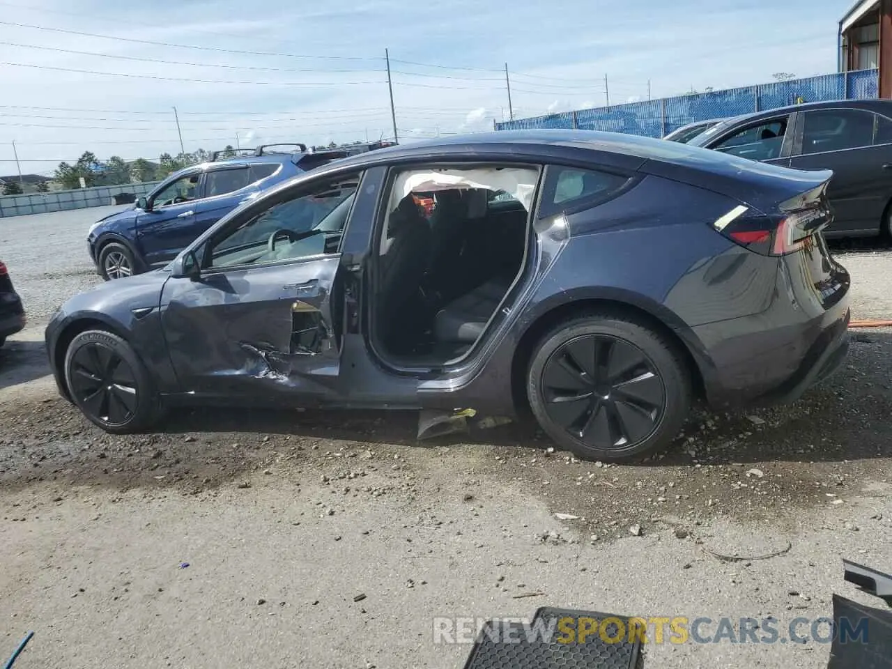 2 Photograph of a damaged car 5YJ3E1EA8RF868400 TESLA MODEL 3 2024
