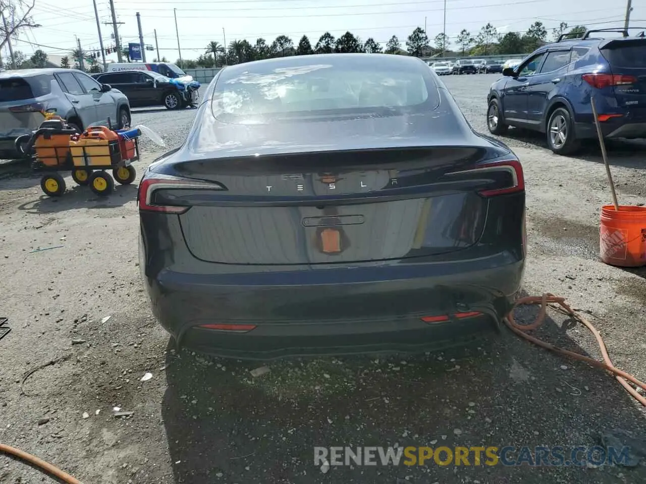 6 Photograph of a damaged car 5YJ3E1EA8RF868400 TESLA MODEL 3 2024