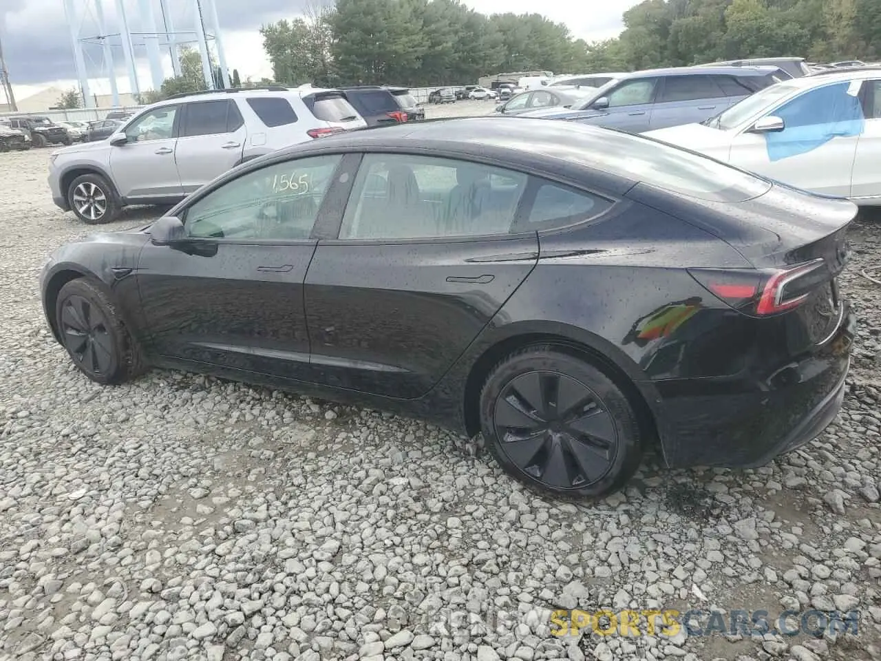 2 Photograph of a damaged car 5YJ3E1EA9RF721793 TESLA MODEL 3 2024