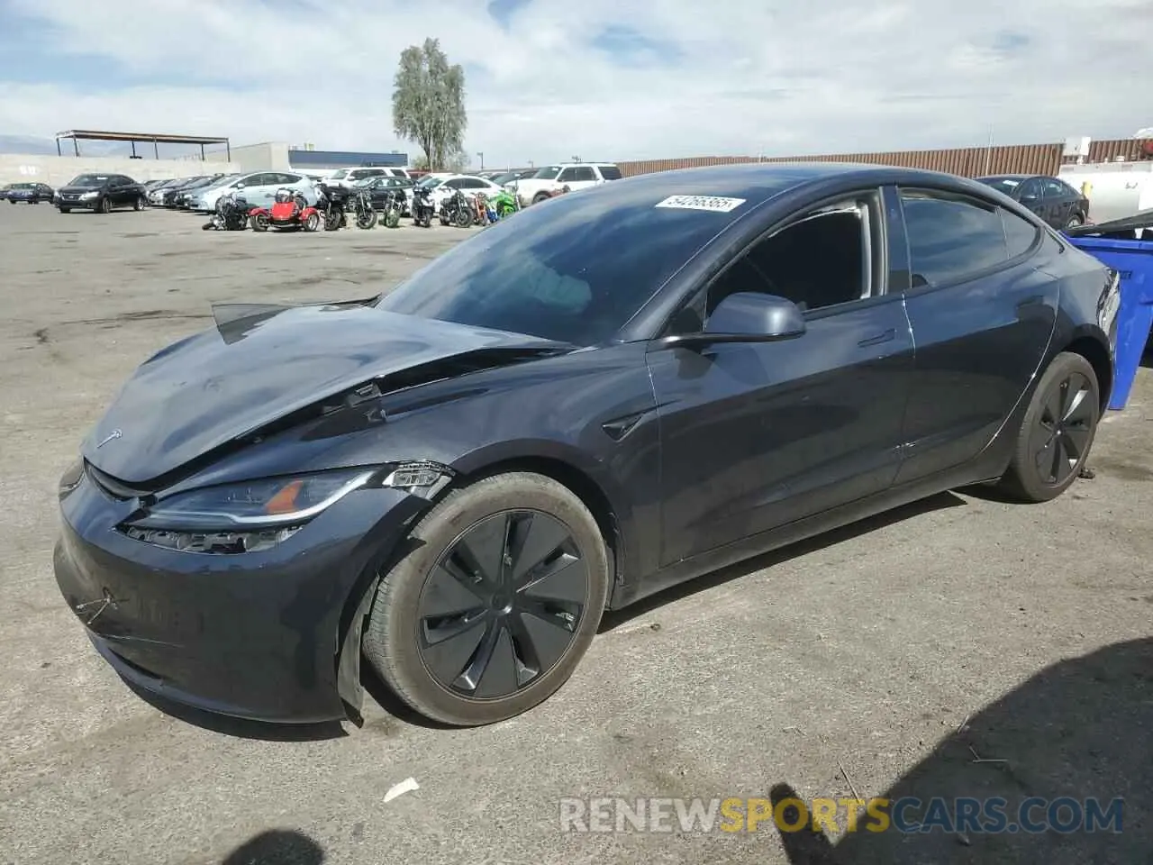 1 Photograph of a damaged car 5YJ3E1EA9RF740148 TESLA MODEL 3 2024
