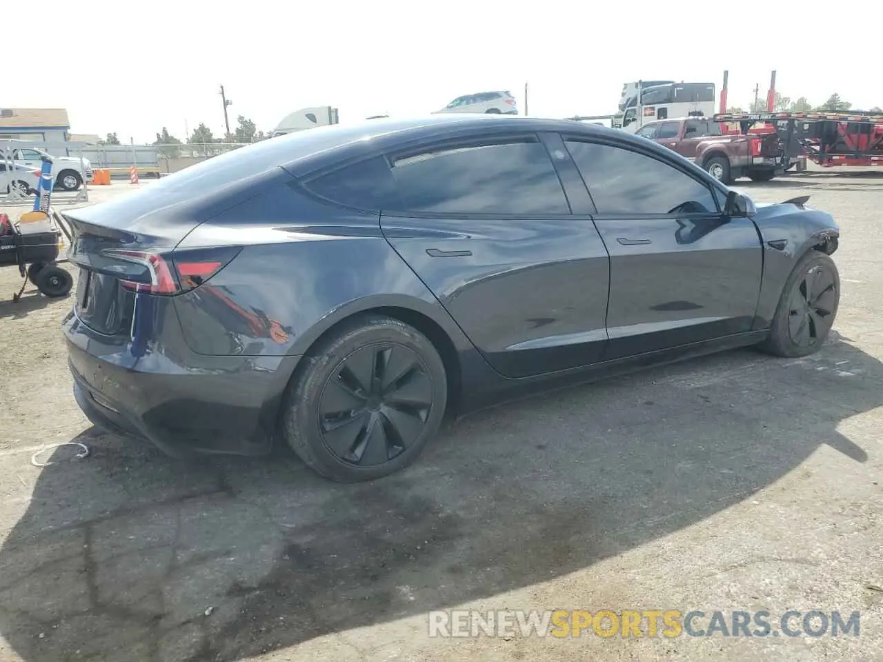 3 Photograph of a damaged car 5YJ3E1EA9RF740148 TESLA MODEL 3 2024