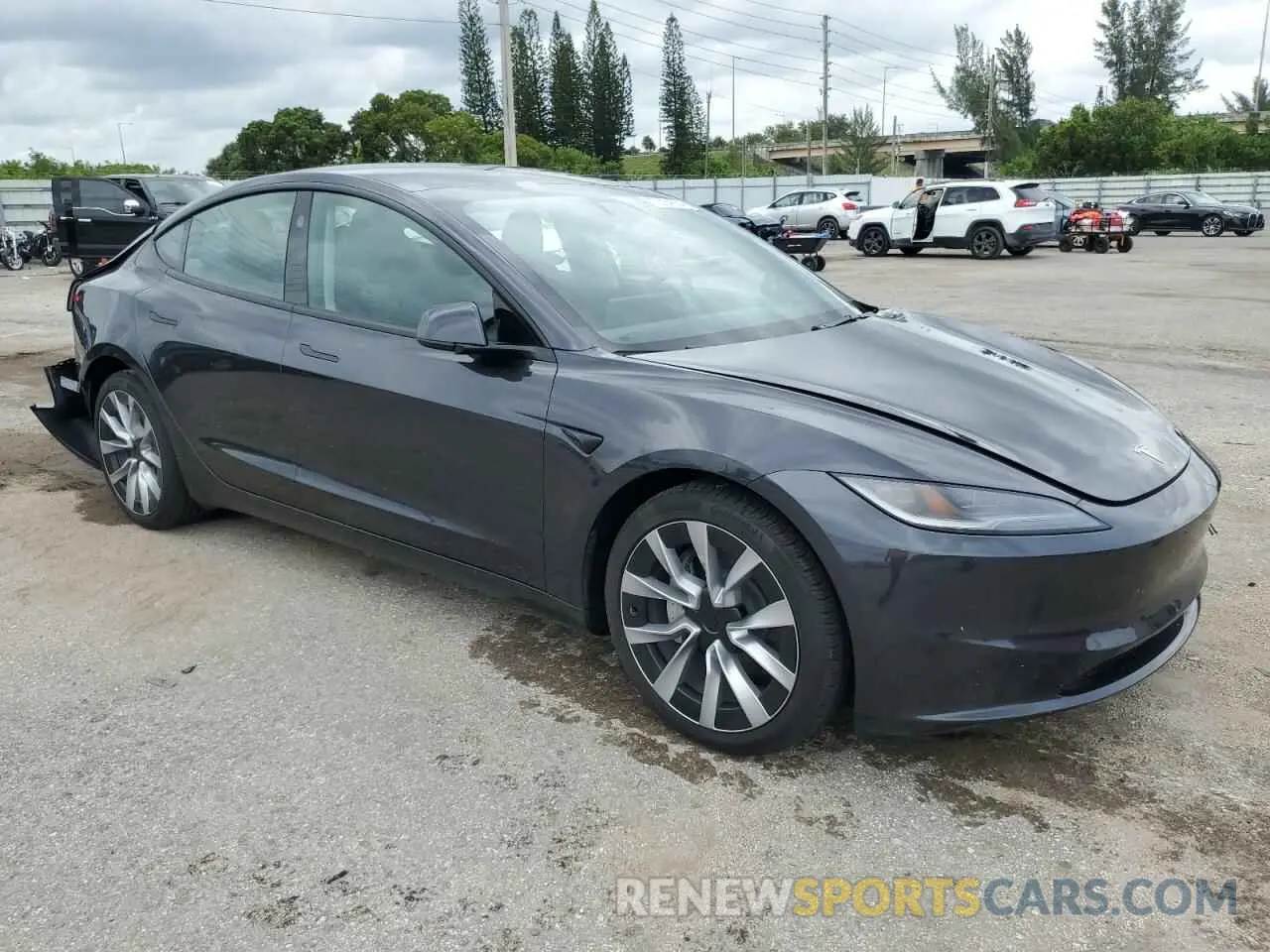 4 Photograph of a damaged car 5YJ3E1EA9RF748993 TESLA MODEL 3 2024