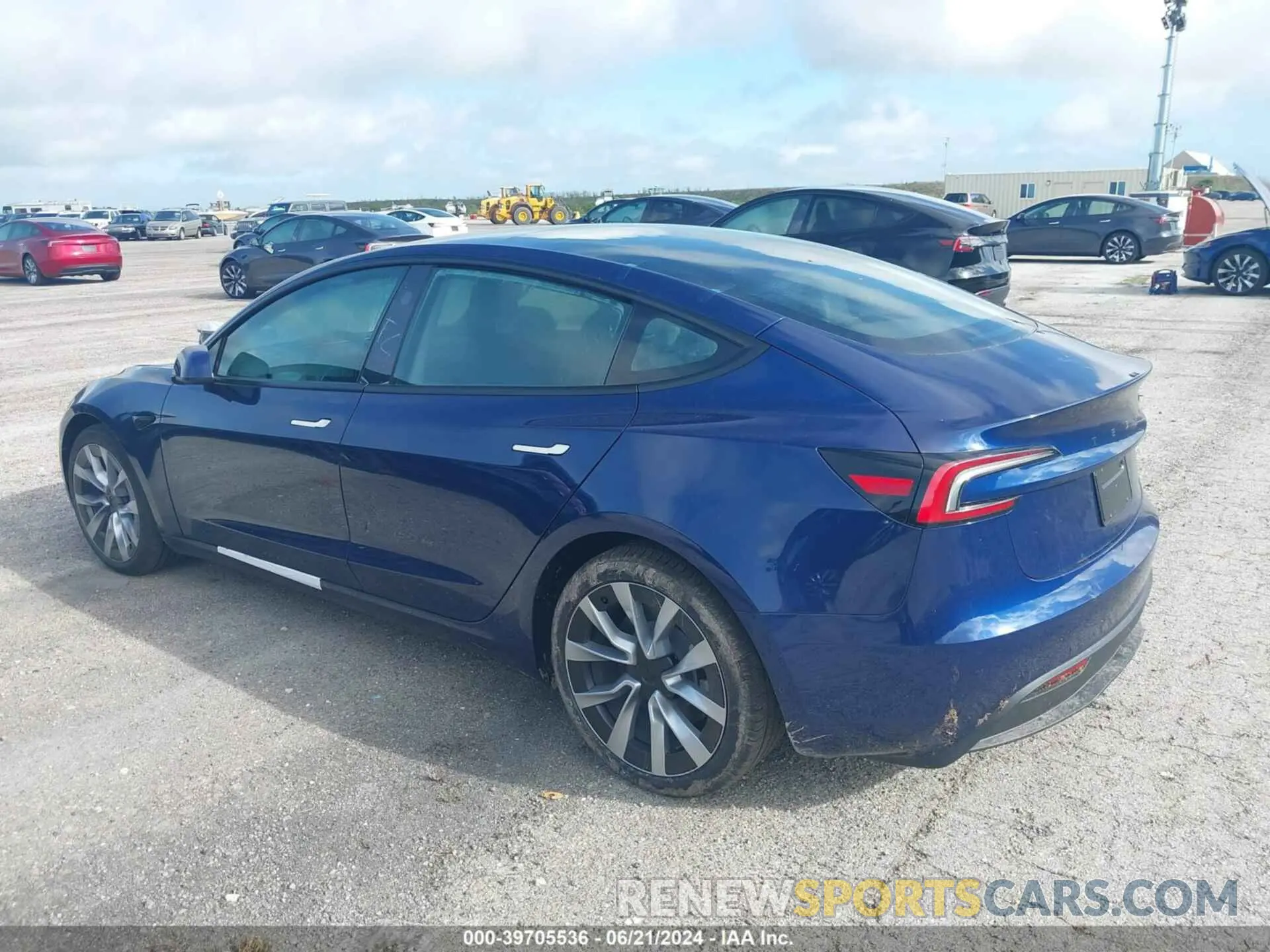 3 Photograph of a damaged car 5YJ3E1EA9RF768015 TESLA MODEL 3 2024
