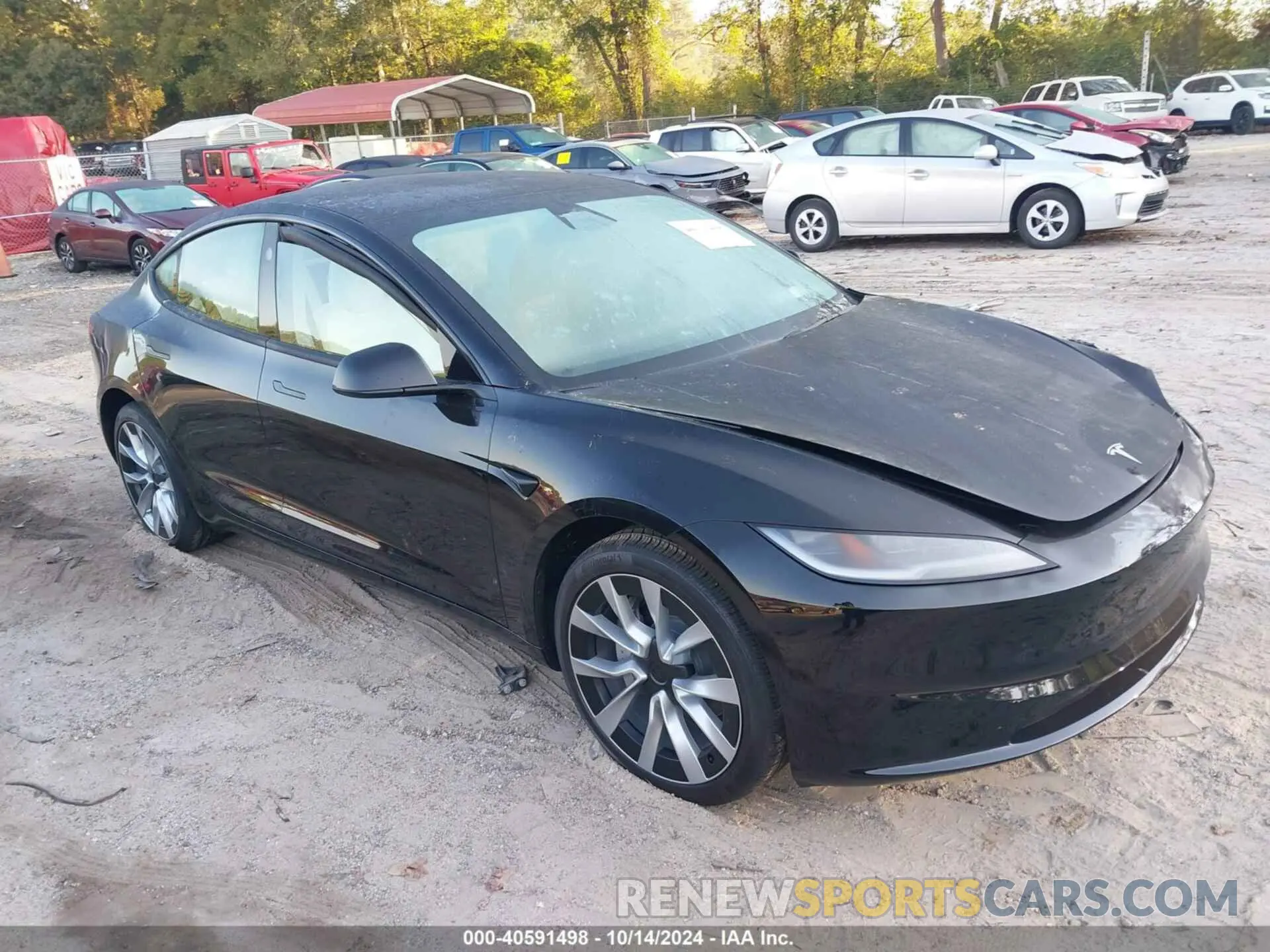 1 Photograph of a damaged car 5YJ3E1EA9RF821831 TESLA MODEL 3 2024