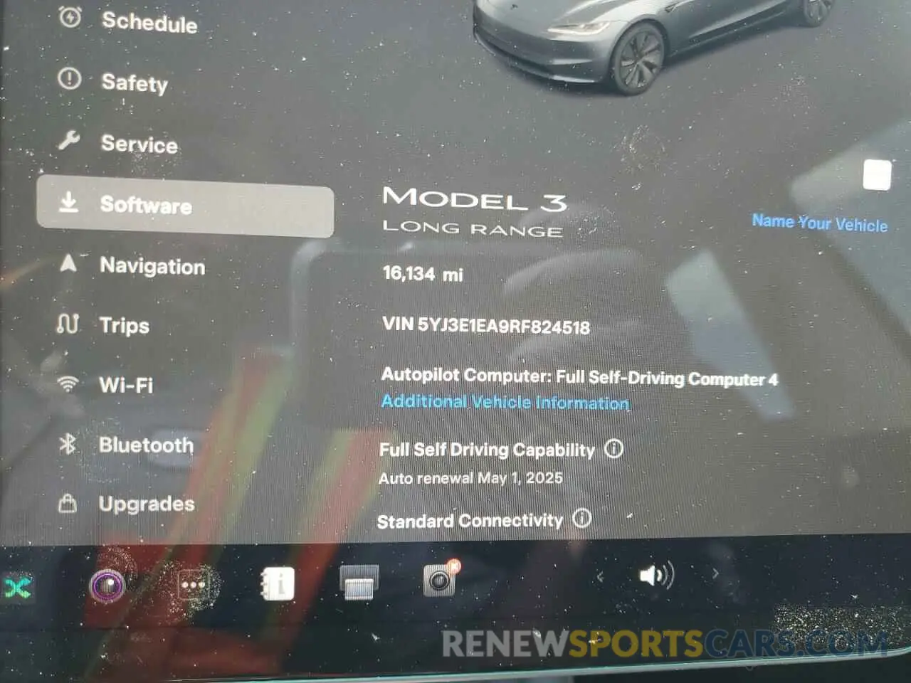 9 Photograph of a damaged car 5YJ3E1EA9RF824518 TESLA MODEL 3 2024