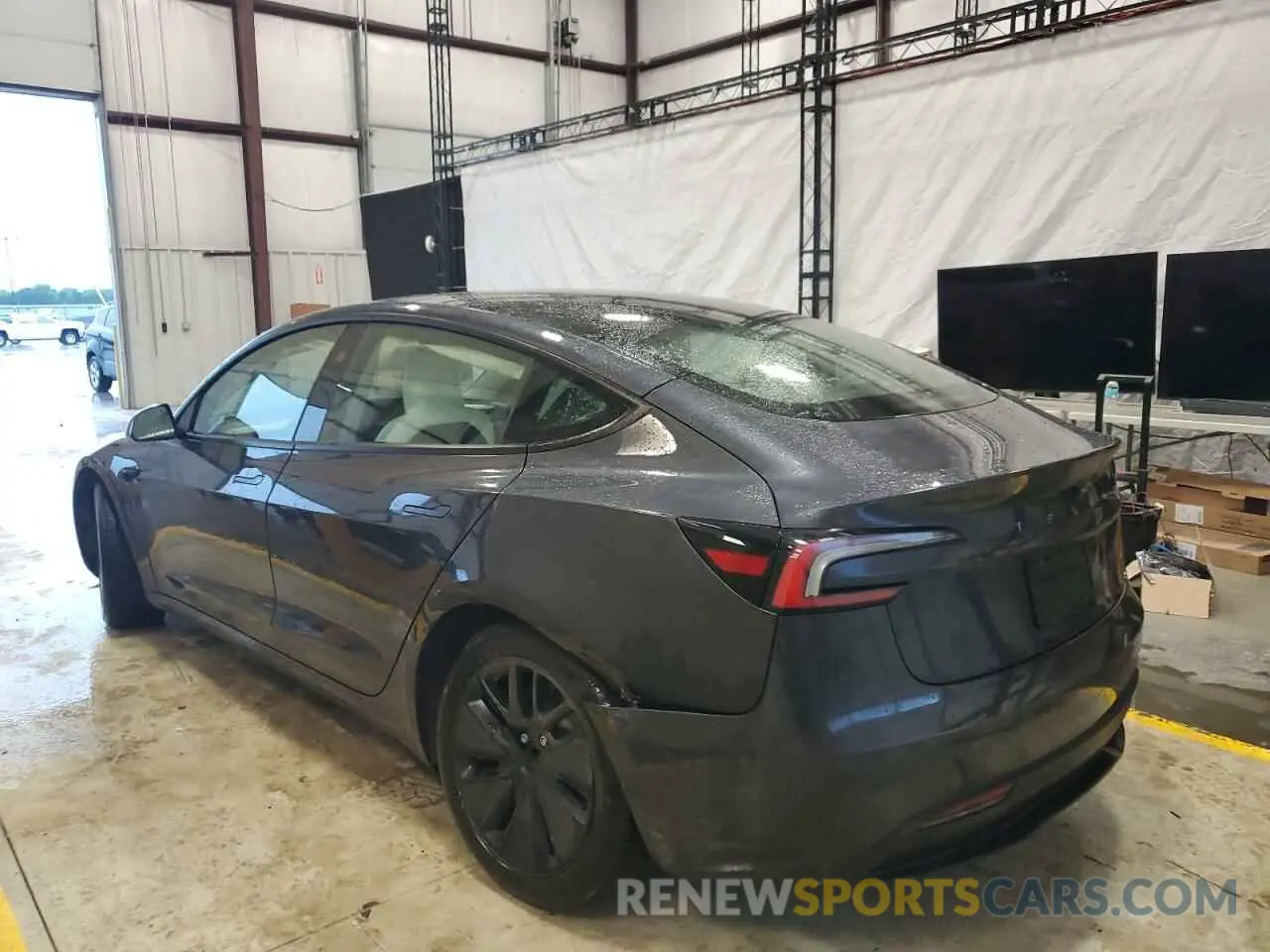 2 Photograph of a damaged car 5YJ3E1EA9RF826639 TESLA MODEL 3 2024