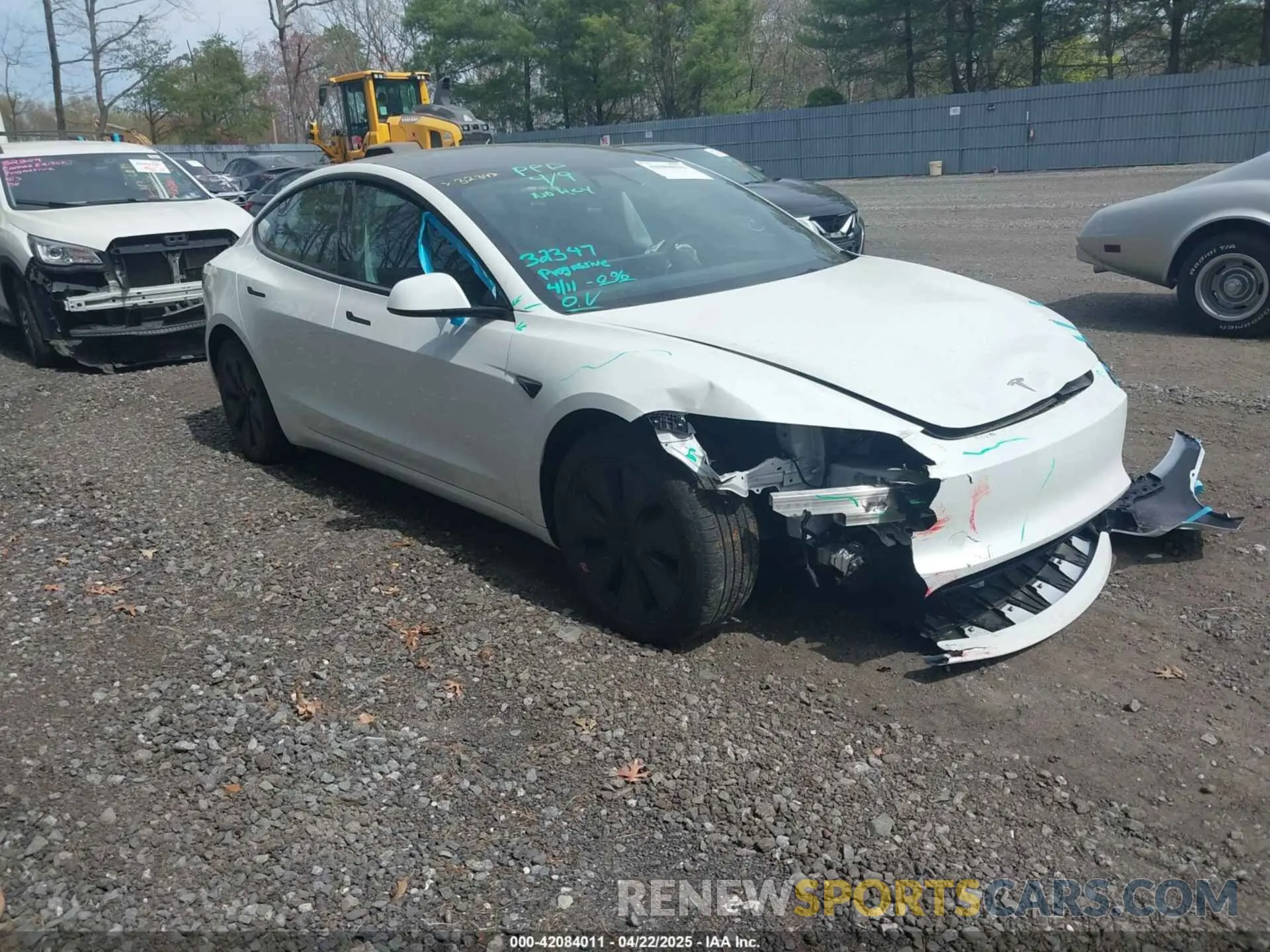 1 Photograph of a damaged car 5YJ3E1EA9RF828598 TESLA MODEL 3 2024