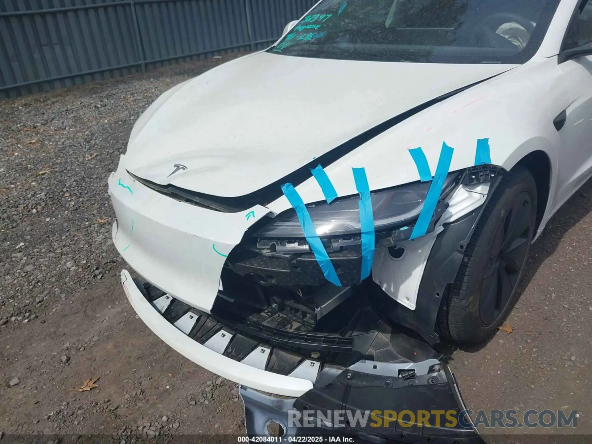 6 Photograph of a damaged car 5YJ3E1EA9RF828598 TESLA MODEL 3 2024