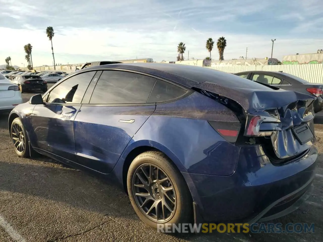 2 Photograph of a damaged car 5YJ3E1EA9RF835597 TESLA MODEL 3 2024